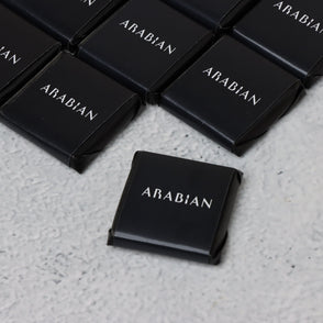 Corporate branded thin loose chocolate