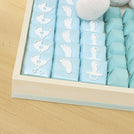 Baby Customized & Acrylic Decorated Chocolate Large Leather Tray