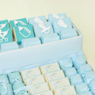 Baby Customized & Acrylic Decorated Chocolate Large Leather Tray