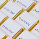 Corporate customized premium chocolate medium leather tray