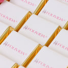 Corporate customized premium chocolate medium leather tray