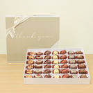 "Thank you" minimalist designed 42 -piece premium chocolate hard box