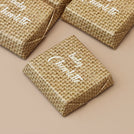 Rustic personalized chocolate