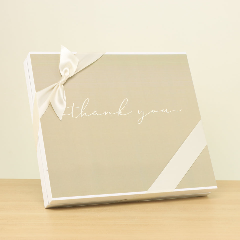 "Thank you" minimalist designed 42 -piece premium chocolate hard box