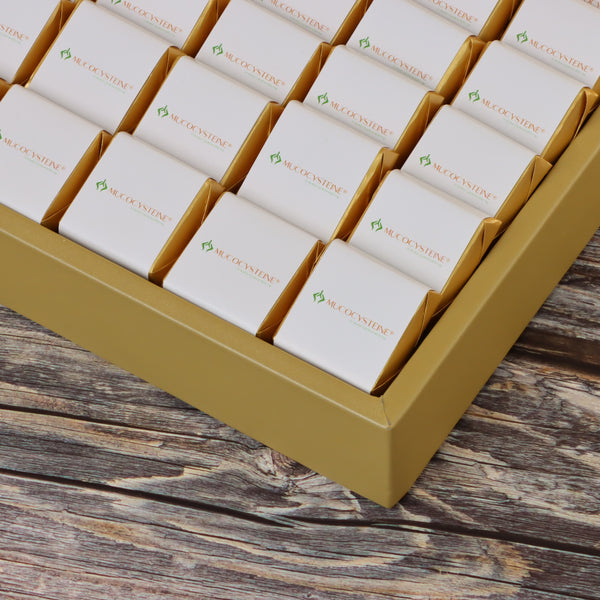 Corporate customized premium chocolate medium leather tray