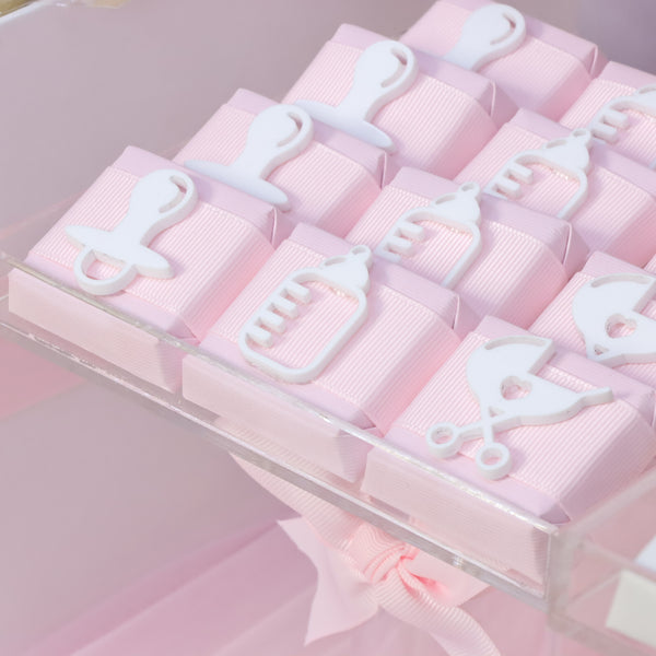 Cherry blossom designed baby chocolate full set up for rent.