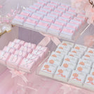 Cherry blossom designed baby chocolate full set up for rent.