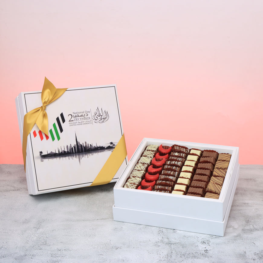UAE national day designed premium chocolate hard box