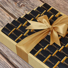 Corporate customized premium chocolate medium leather tray