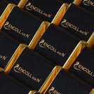 Corporate customized premium chocolate medium leather tray