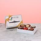 Set of 8 Corporate customized UAE national day designed premium chocolate 6P hard box