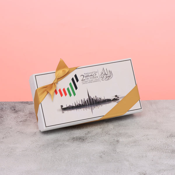 Set of 6 UAE national day designed premium chocolate 8P hard box