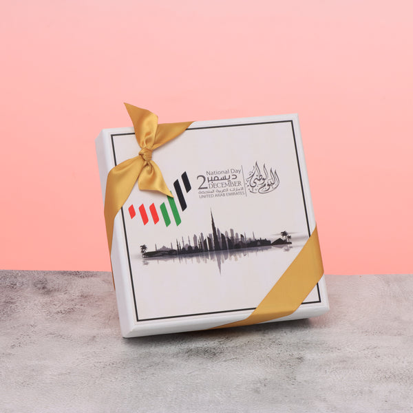 UAE national day designed premium chocolate 9P hard box