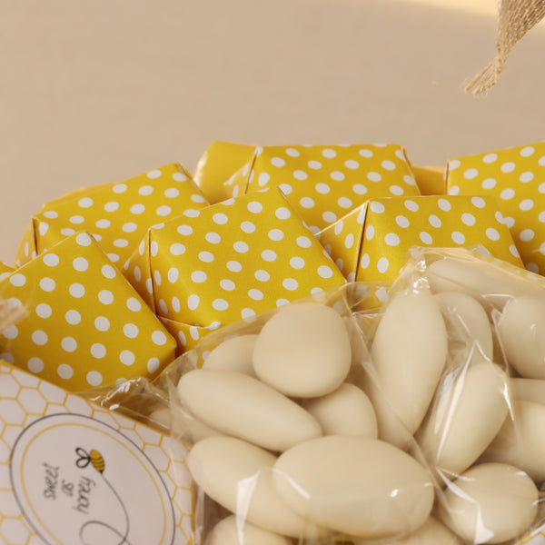 Bee chocolate small baby basket