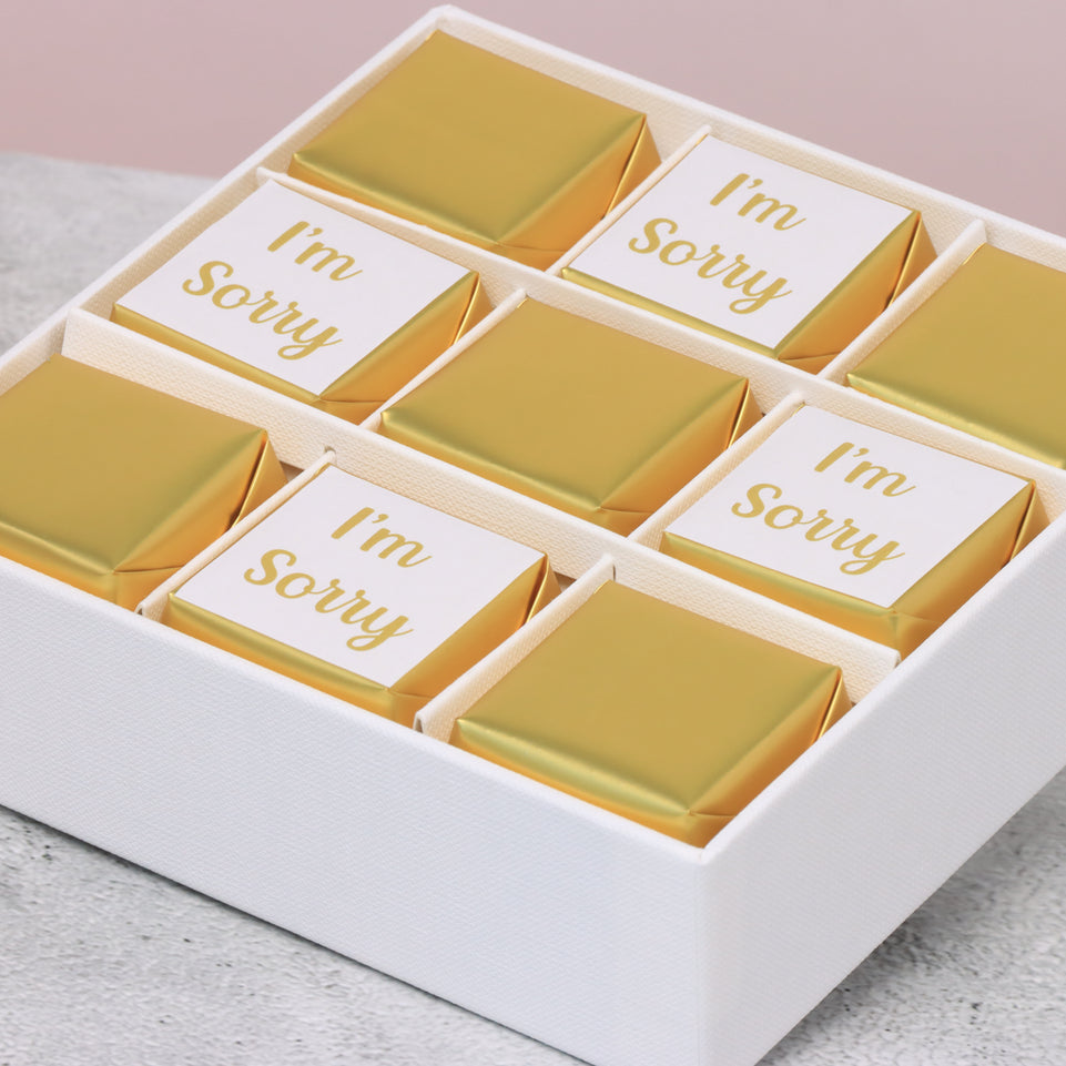 I'm sorry classic gold designed 9P chocolate hard box