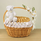 Baby teddy bear theme premium chocolate large basket