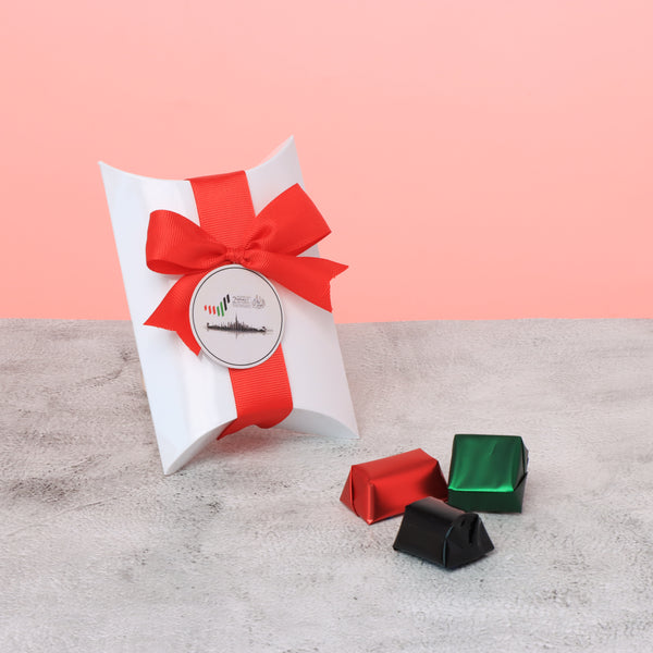 Set of 20 UAE national day designed premium chocolate pillow soft box