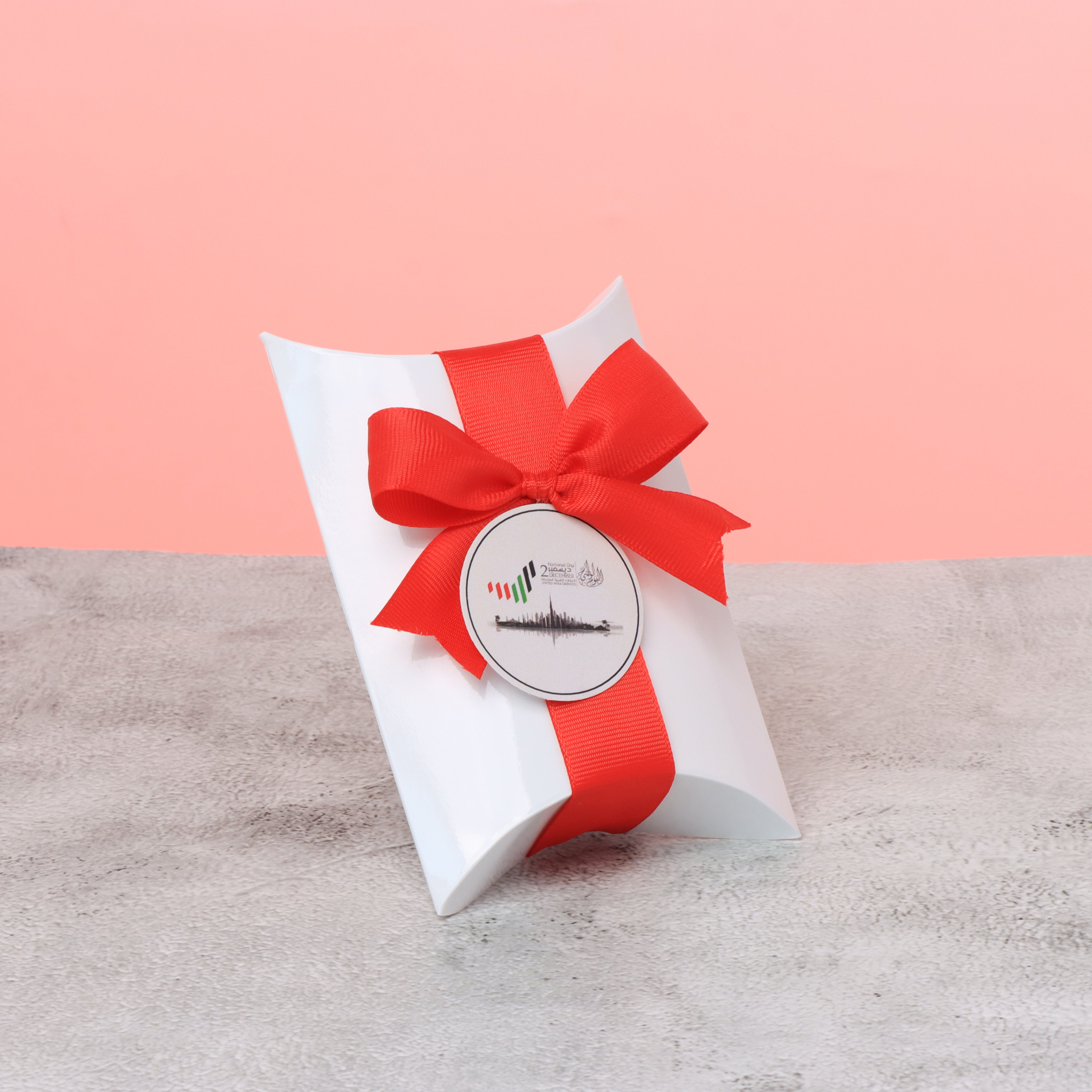 Set of 20 UAE national day designed premium chocolate pillow soft box