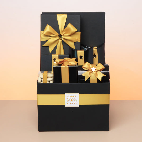 Happy birthday designed premium chocolate & sweets large hamper