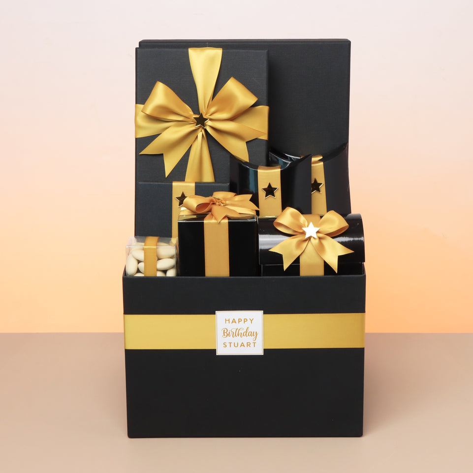 Happy birthday designed premium chocolate & sweets large hamper