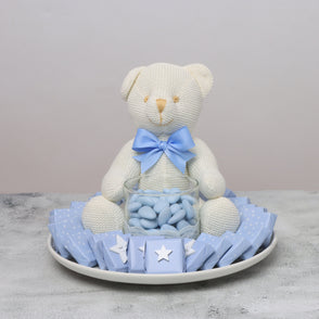 Baby boy acrylic star decorated choco...