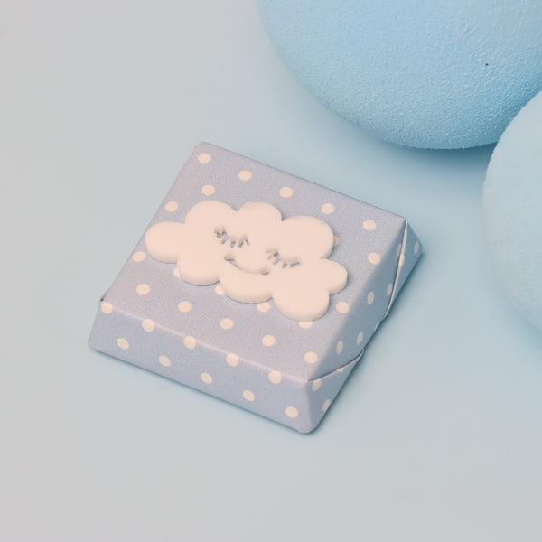 Acrylic cloud decorated premium chocolate