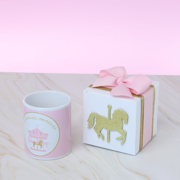 Set of 20 Baby carousel designed mug soft box