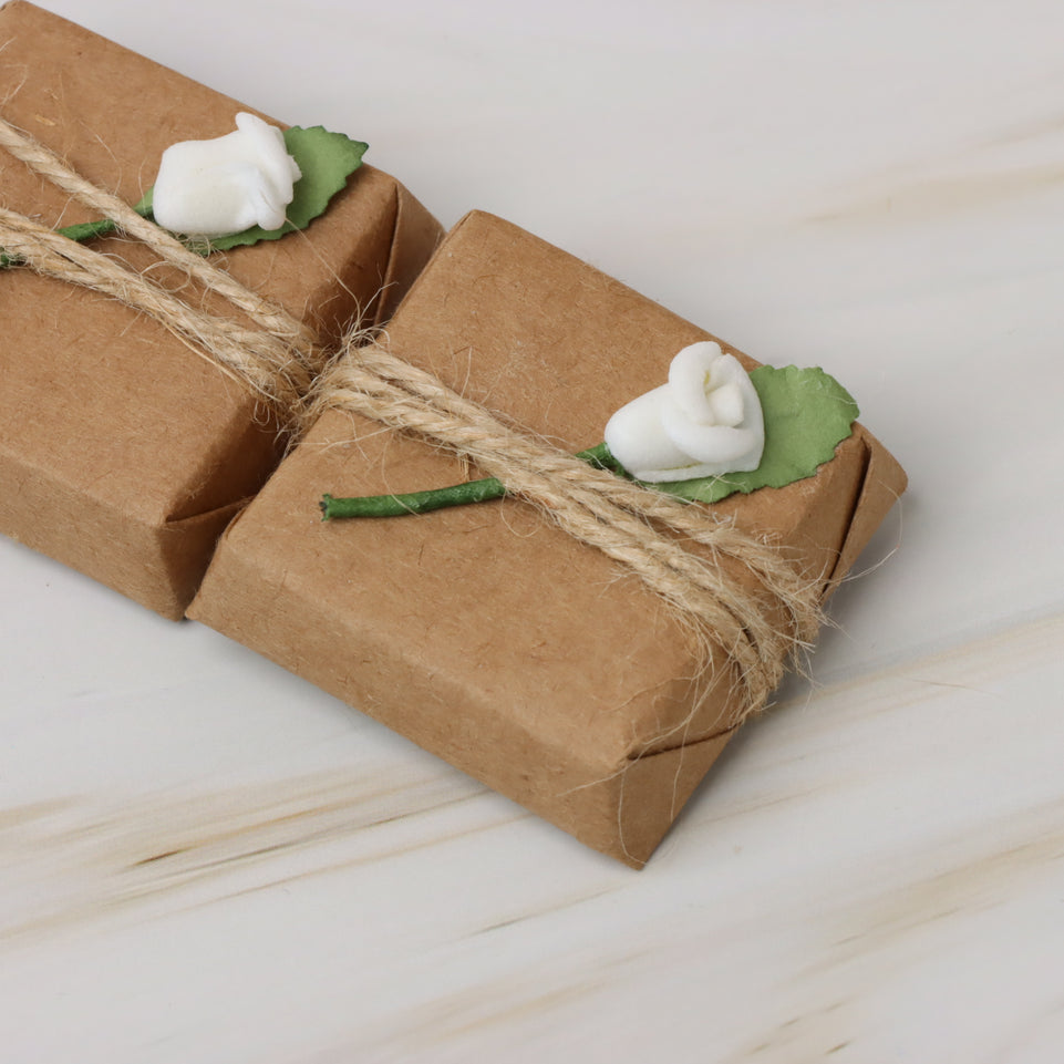 Flower decorated rustic premium chocolate