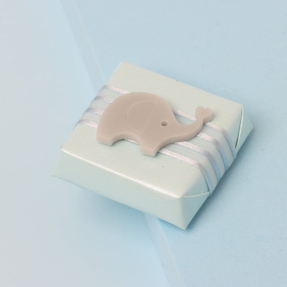 Baby Acrylic Elephant decorated chocolate