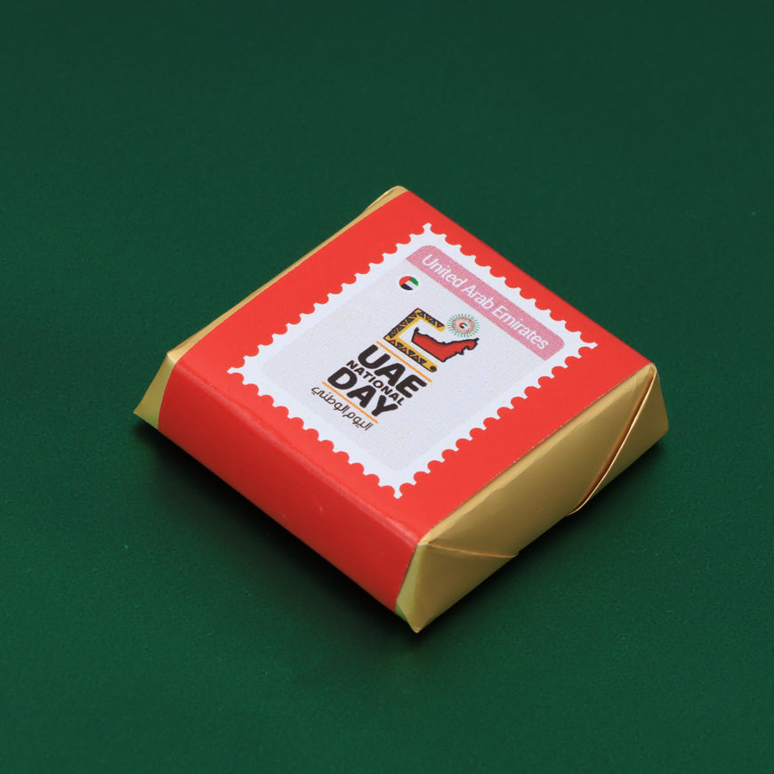 UAE national day stamp designed premium loose chocolate