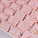 Baby girl teddy themed personalized chocolate extra large hamper