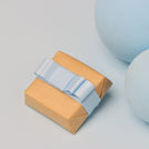 Rustic Ribbon Decorated Chocolate