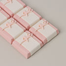 Baby girl acrylic ballerina decorated chocolate