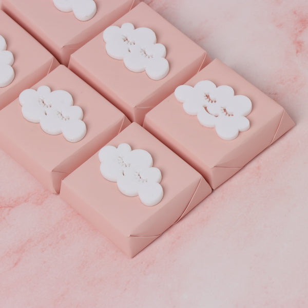 Cloud smiley acrylic decorated premium chocolate