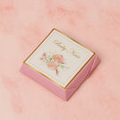 Personalized baby name flower design chocolate