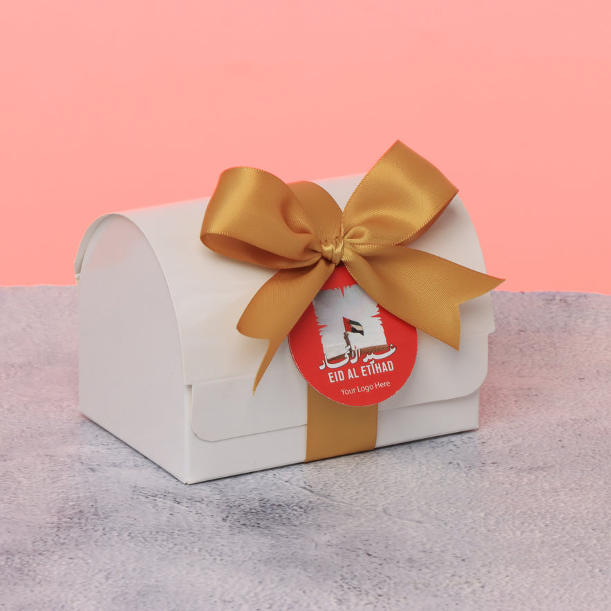 Set of 20 corporate customized national day designed premium chocolate chest soft box