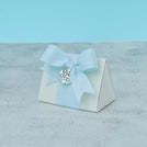 Set of 20 Baby boy decorated chocolate triangle box