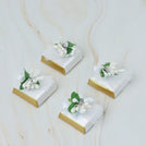 Bridal dress designed decorated chocolate