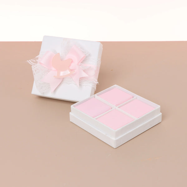 Set of 20 Baby stroller acrylic decorated chocolate box giveaway