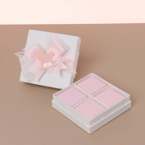 Set of 20 Baby stroller acrylic decorated chocolate box giveaway