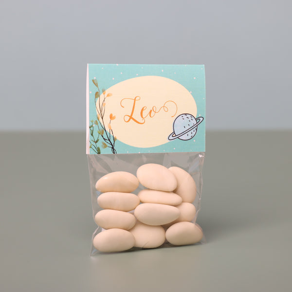 Set of 20 Personalized Almond dragees pack
