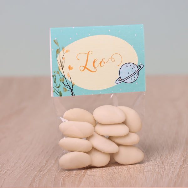 Set of 20 Personalized Almond dragees pack