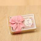 Set of 20 Baby Girl Personalized chocolate view top box