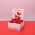 Teddy heart valentine designed chocolate small hamper