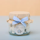 Set of 20 Personalized Elephant theme almond dragees jar