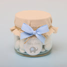 Set of 20 Personalized Elephant theme almond dragees jar