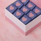 I love you more than the distance between us valentine design chocolate small hamper