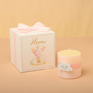 Set of 20 Baby Personalized decorated candle hard box