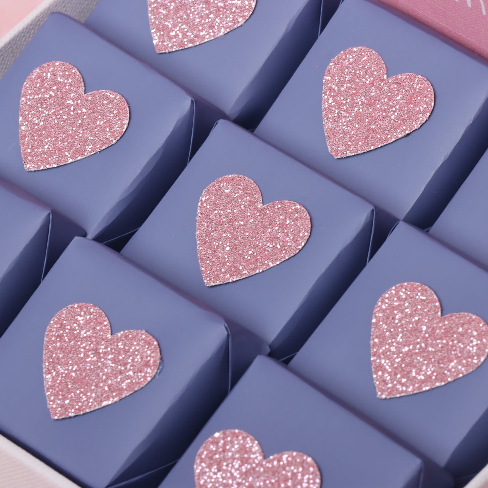 I love you more than the distance between us valentine design chocolate small hamper