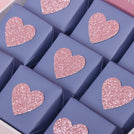 I love you more than the distance between us valentine design chocolate small hamper